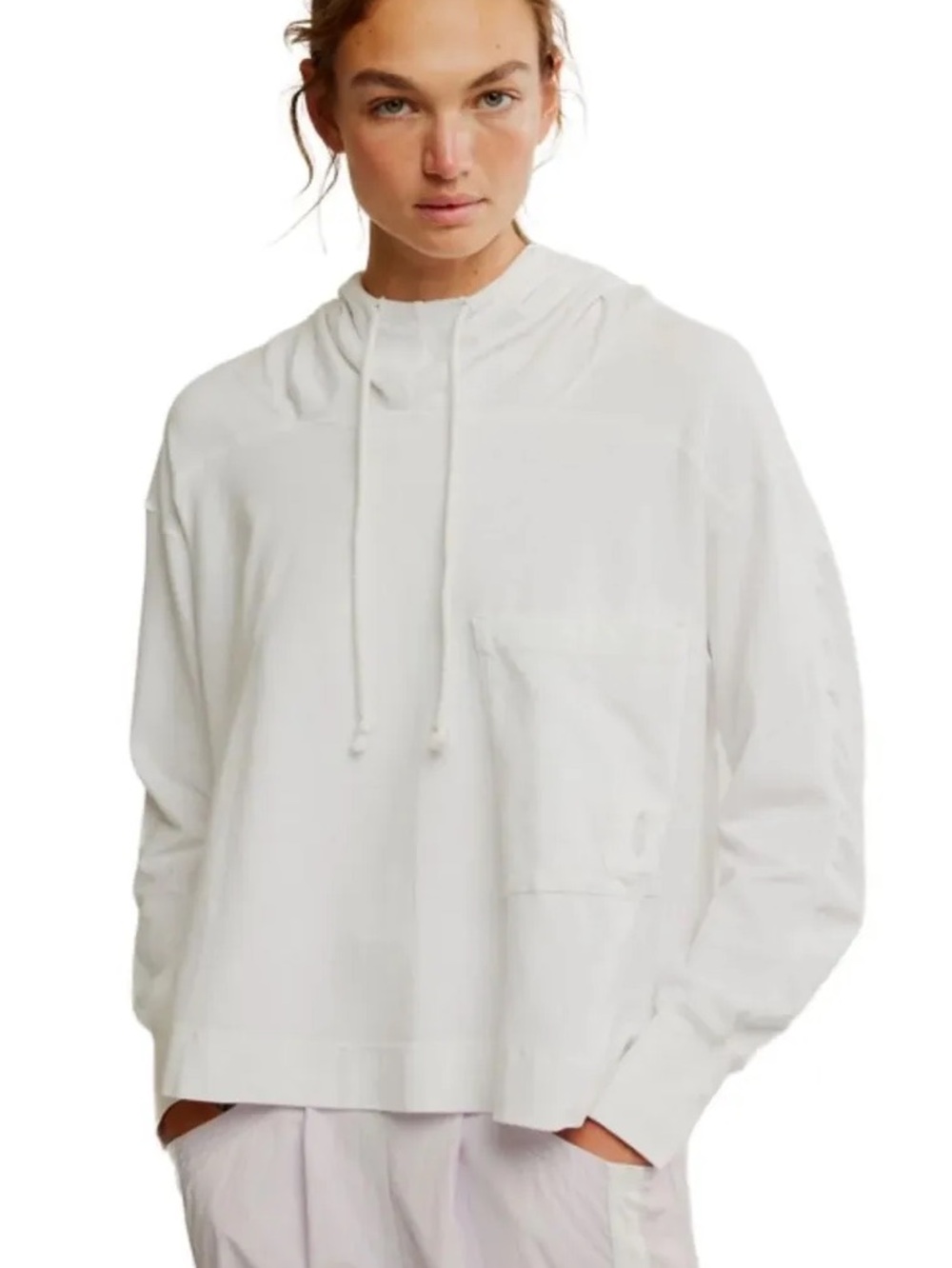 Women’s Free People Hot Shot  Pullover Hoodie Shirt -Drawstring Pocket